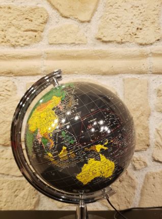 Globe terrestre  lumineux années 1990
