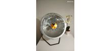 Lampe à poser déco récup' recyclage ancien chauffage Calor