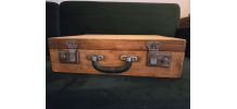 Valise vintage en bois