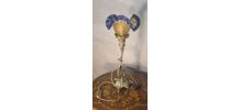 lampe bronze art nouveau tulipe signé  vianne 40x16   elec a