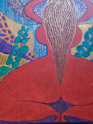 Peinture acrylique sur toile datée et signée