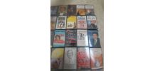 Lot de 34 cassettes audio