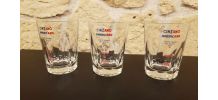 3 verres de bar Cinzano Americano