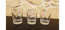 3 verres de bar Cinzano Americano