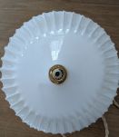 Opaline dentelée vintage