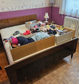 Chambre à coucher formica 1970