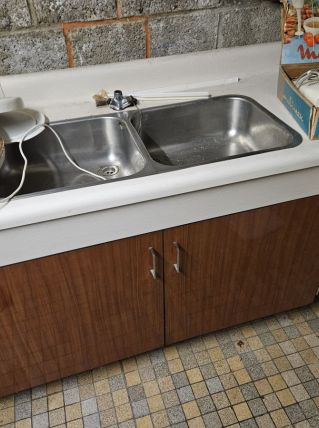 Meuble evier formica 1960/1970
