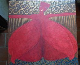 Peinture acrylique sur toile originale signée et datée