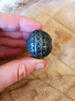 Perle ancienne traditionnelle Berbère 3cm Maroc
