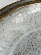 Poterie de la vallée noire : deux plats en grès émaillé