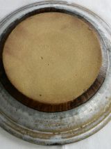 Poterie de la vallée noire : deux plats en grès émaillé