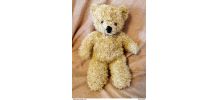 Peluche Ours beige vintage 40cm années 90