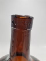 Bonbonne en verre ambré