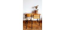 Bureau et chaise en Formica 1960