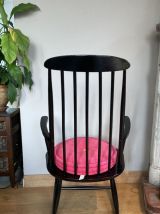 Fauteuil Rocking chaire Scandinave vintage années 1970