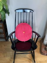 Fauteuil Rocking chaire Scandinave vintage années 1970
