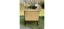 Fauteuil Club ART DÉCO en bois massif époque début XXe