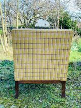 Fauteuil Club ART DÉCO en bois massif époque début XXe