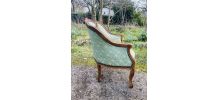 Bergère Style Louis XV en merisier massif époque début XXe