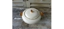Soupière - légumier Villeroy &amp;amp; Boch Mettlach ivoire et or