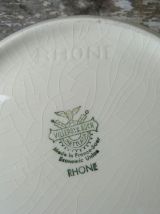 Soupière - légumier Villeroy &amp; Boch Mettlach ivoire et or