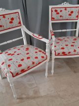 Canapé et deux fauteuils style directoire entièrement refait