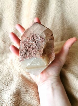 Quartz Fumé - Pierre minéral naturel brut - 757 g
