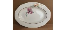 Plat de Service Ovale Vintage St-Amand