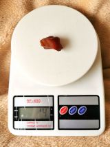 Agate rubanée Rouge - Pierre minéral naturel brut - 14 g