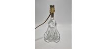 Pied de lampe en cristal