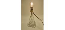 Pied de lampe en cristal