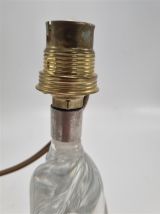 Pied de lampe en cristal