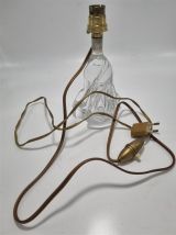 Pied de lampe en cristal