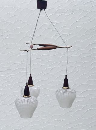 Lustre triptyque cascade Scandinave 