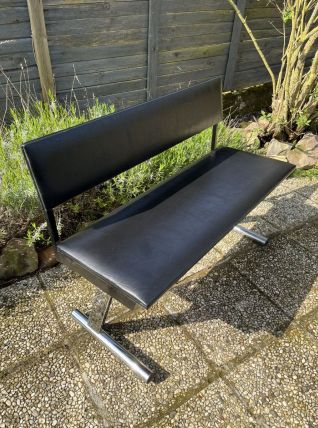 Banc 3 places design années 80