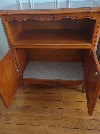 Meuble de salon merisier 