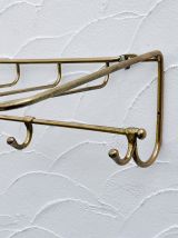 Portemanteau en métal doré
