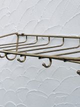 Portemanteau en métal doré