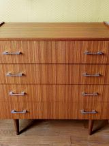Commode vintage pieds compas 1960  