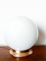 Grande lampe opaline art déco à poser 