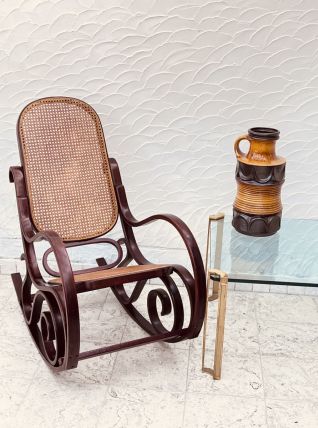 Fauteuil à bascule en bois
