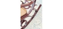 Fauteuil à bascule en bois
