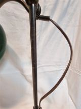 Lampe globe opaline verte