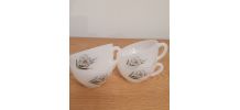 Tasses Vintage Arcopal, neuves