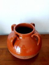 Vase poterie vernissée vintage 