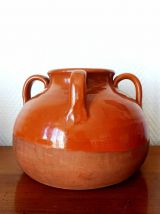 Vase poterie vernissée vintage 