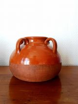 Vase poterie vernissée vintage 
