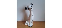 Grand dalmatien vintage en faience 