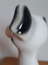 Grand dalmatien vintage en faience 
