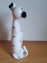 Grand dalmatien vintage en faience 
